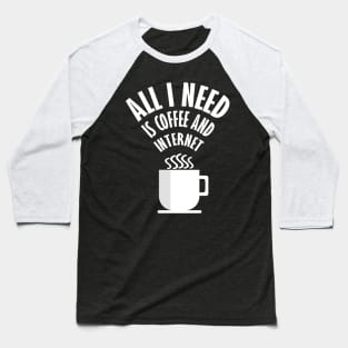 Programmer Admin Developer Debugging Coder Coffee Baseball T-Shirt